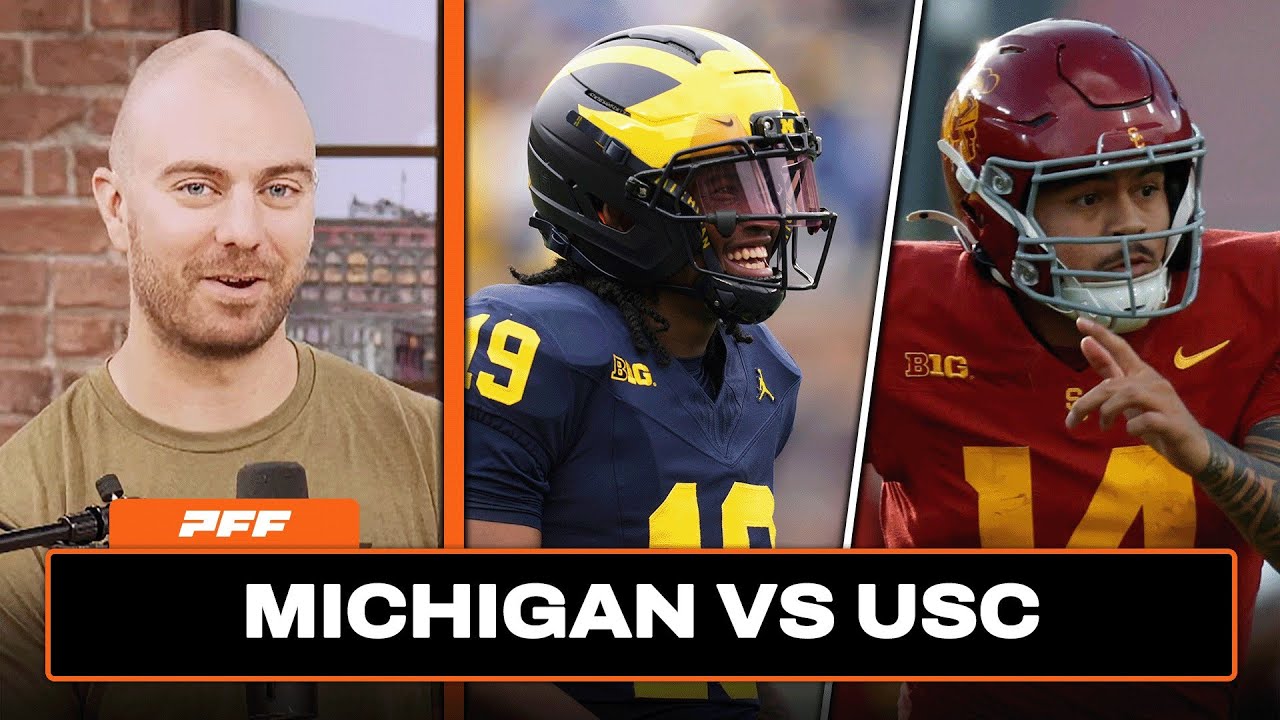 Предварительный обзор и прогноз матча Мичиган против USC | PFF College Football Show