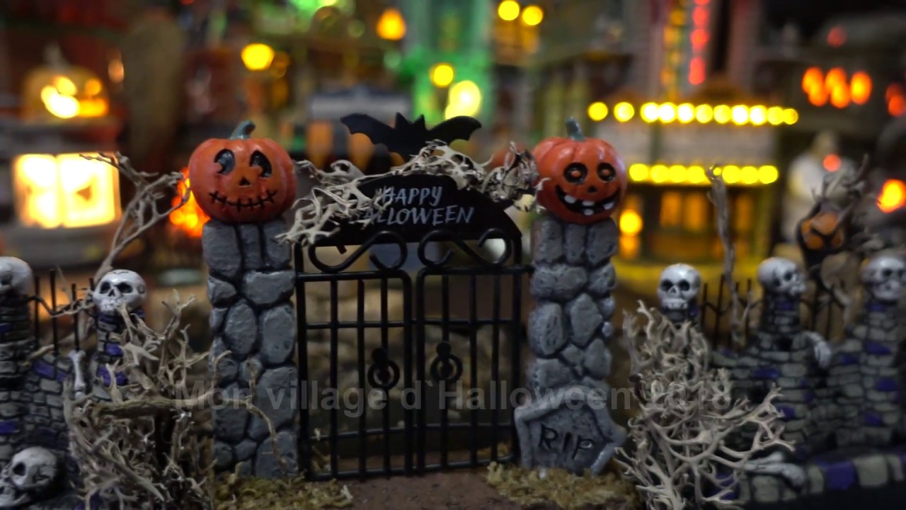 halloween village 2018 dept 56 lemax and cie