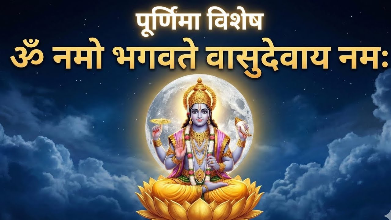 ॐ नमो भगवते वासुदेवाय | श्री विष्णु महामंत्र | Om Namo Bhagavate Vasudevaya