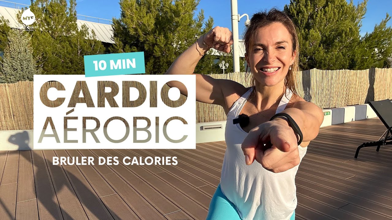 10-Minute Cardio Aerobics 🔥 Lose 10 kilos and keep them off! Jessica Mellet - Move Your Fit -