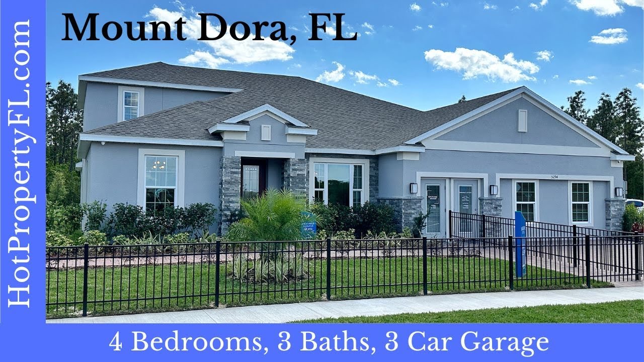Bargrove Estates Home Tour In Mount Dora/orlando Fl By Landsea Homes | Brentwood Executive