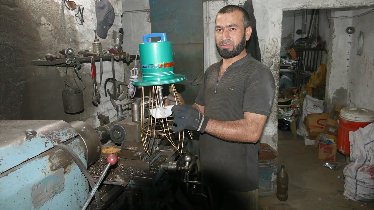 How to Make an Electric Curd Churning Machine (Madhani)  With Amazing Skills