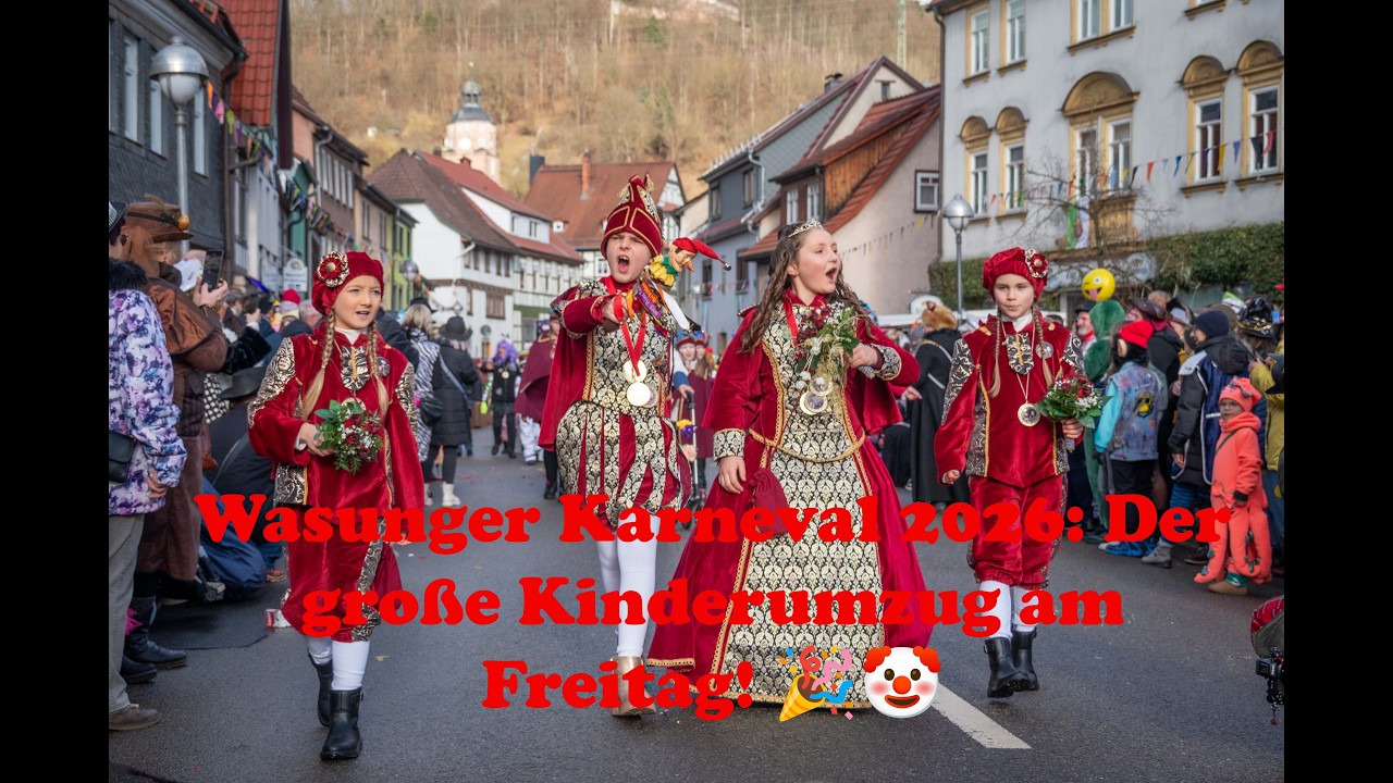 Wasunger Karneval 2026: Der große Kinderumzug am Freitag! 🎉🤡