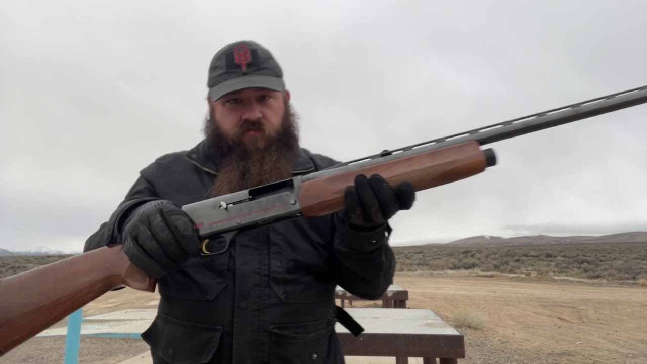 Shooting a A-500R browning shotgun