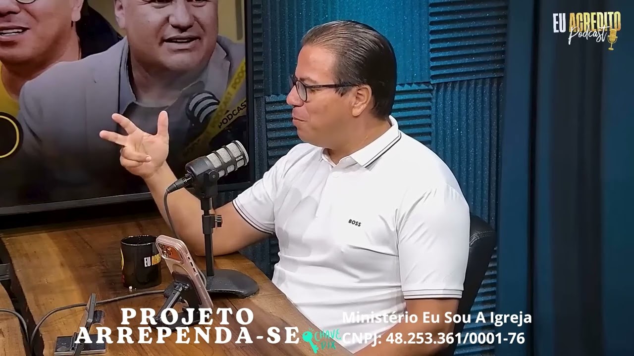 PASTOR CARLOS CARDOZO E PASTOR IVAN ROSA   EU ACREDITO PODCAST AO VIVO