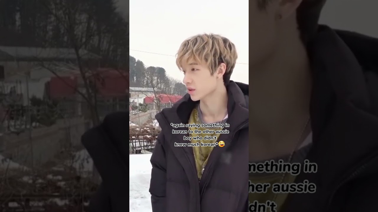 5 yrs ago when he didn know korean much😂💗#felix#bangchan#aussies