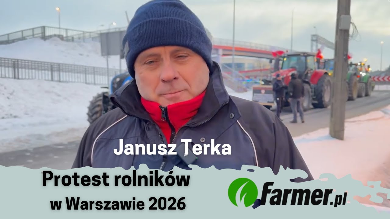 Protest rolnik&oacute;w w Warszawie - 9.01.2026 - Janusz Terka | Farmer.pl