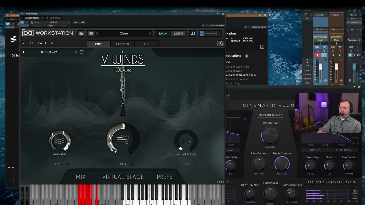 VWinds Oboe and Berlin Soloists Oboe with TEC Breath Controller (no talking)