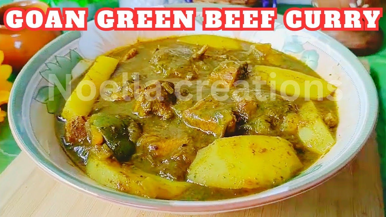 Goan Green Beef Curry | Green Beef | Goan Beef Recipe #goangreenbeefcurry #greenbeef #goanyoutuber 