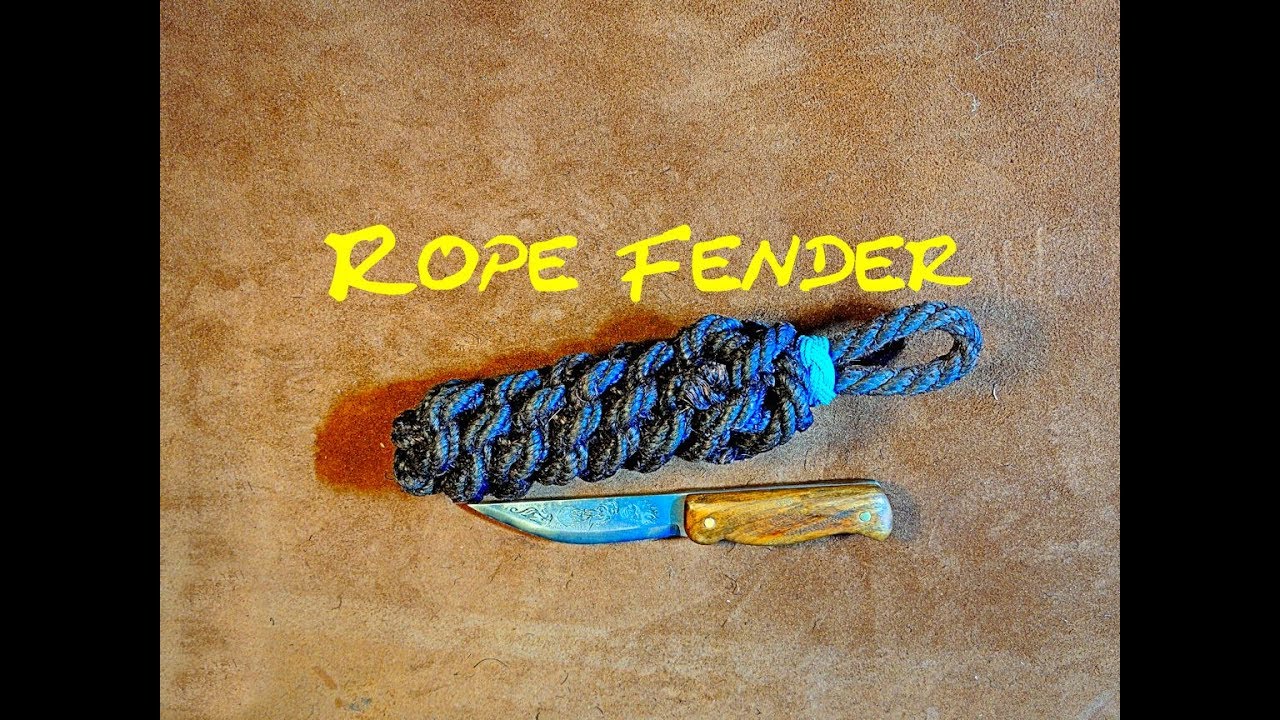 Making a Rope Side Fender for a Boat Easy to Follow Instruction on Making a Side Fender