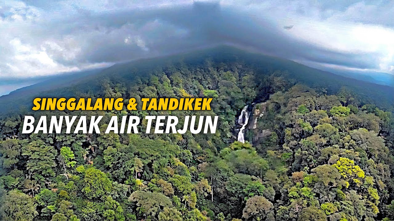 SUPiRMAN DRONE MENELUSURI Air Terjun Ke 5 Dari Puncak Gunung Singgalang/Tandikek