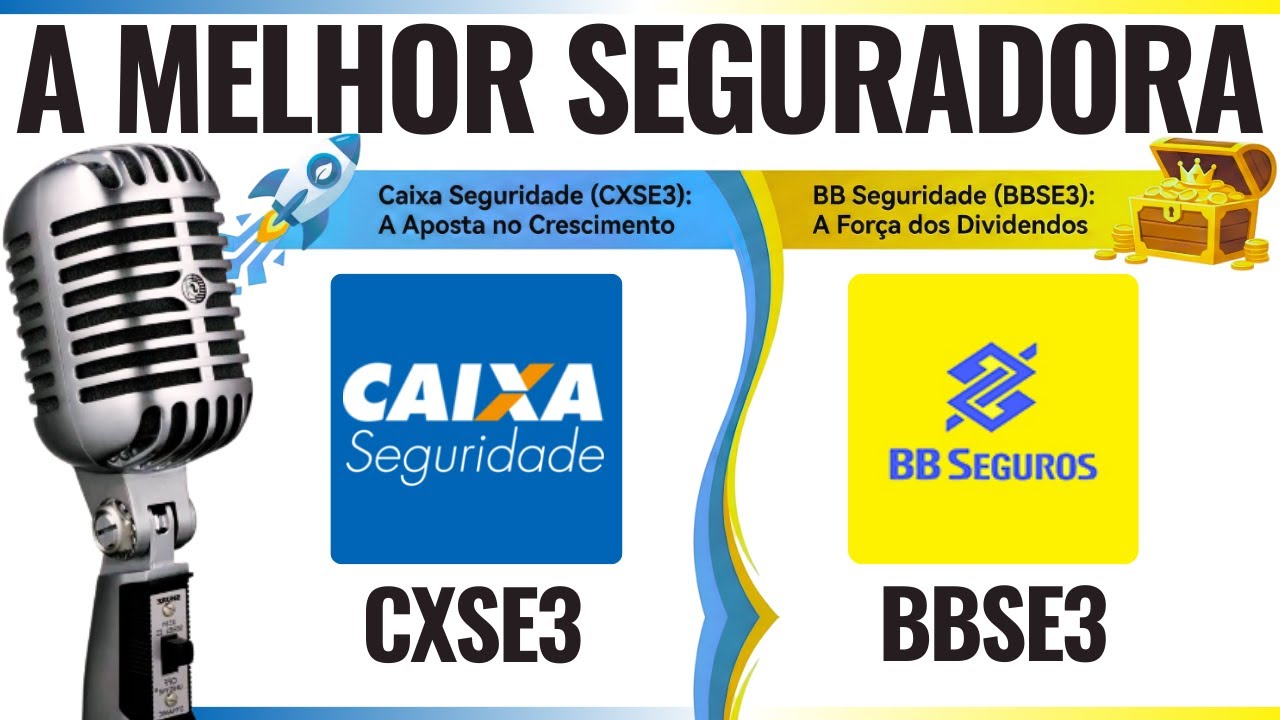A Melhor Seguradora da Bolsa CXSE3 vs BBSE3