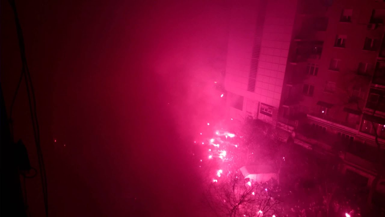 4K Video Ultras Sur @ Real Madrid - Atletico de Madrid - 15-01-2015