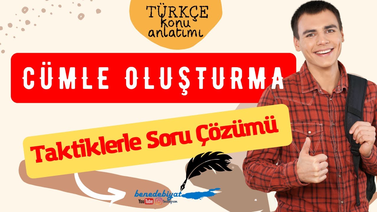 Cümle Oluşturma Soruları Soru Çözümü l TYT Türkçe 2023 Konu Anlatımı