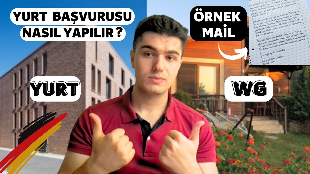 ALMANYA'DA YURT BAŞVURUSU NASIL YAPILIR? YURT VS WG Almanya'da Öğrenci Olarak Kalacak Yer Bulma