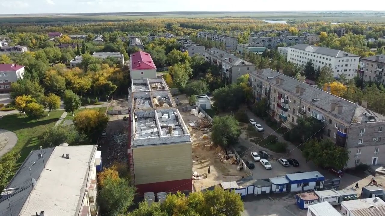 Рудный.летаем над городом DGI мини 2