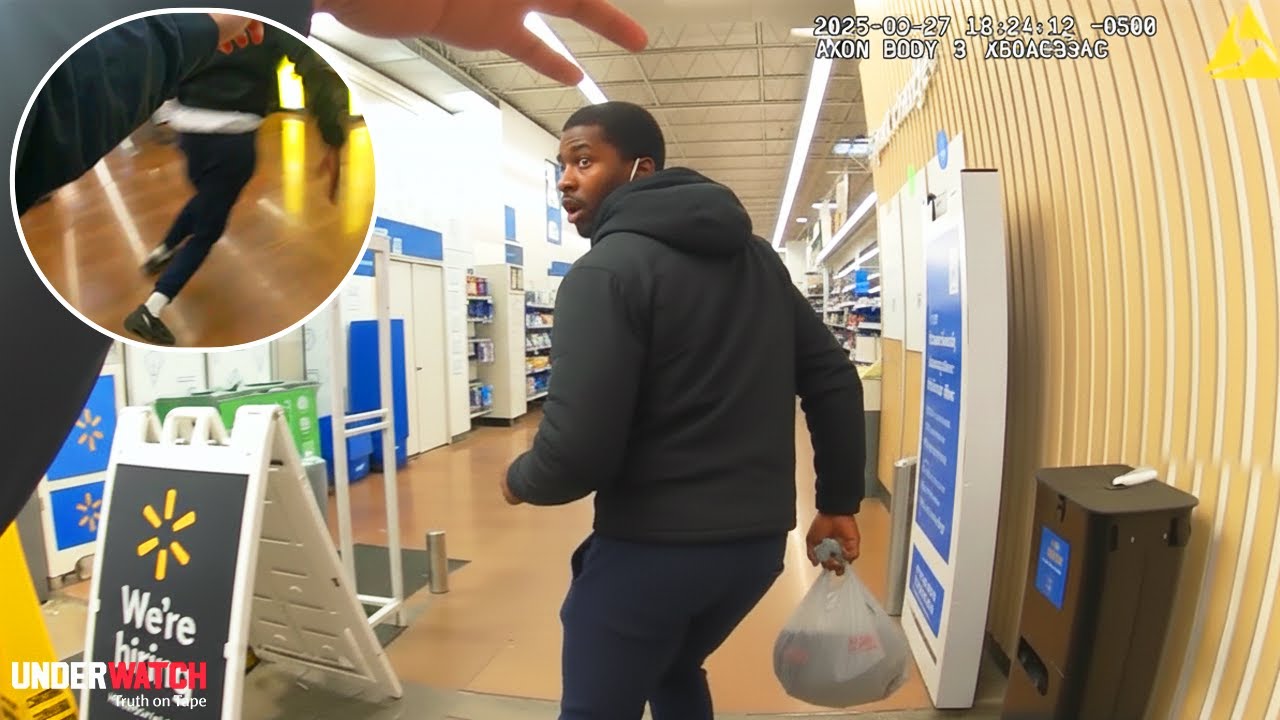 Walmart Shoplifter Thinks He Can Escape After Stealing $800 in Merchandise