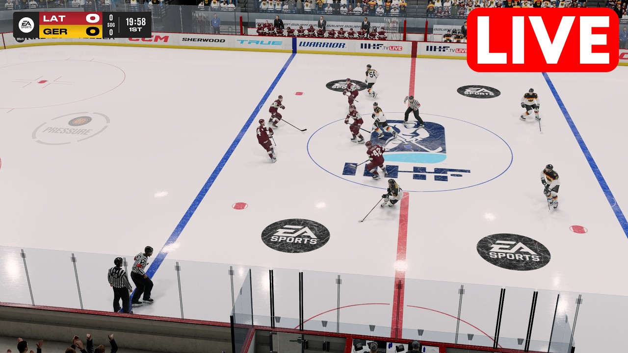 🔴 Latvia vs Germany | Ice Hockey Olympics 2026 Full Match - 14th February 2026 | NHL26 Simulation