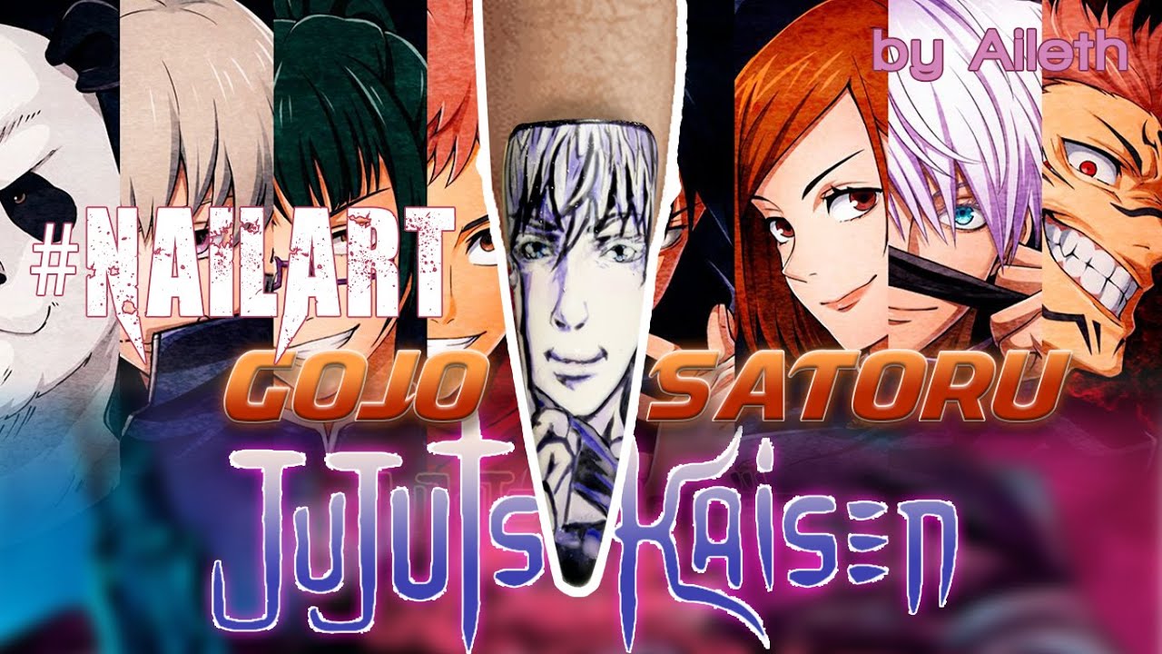Dise&ntilde;o para u&ntilde;as de Gojo Satoru #animenails