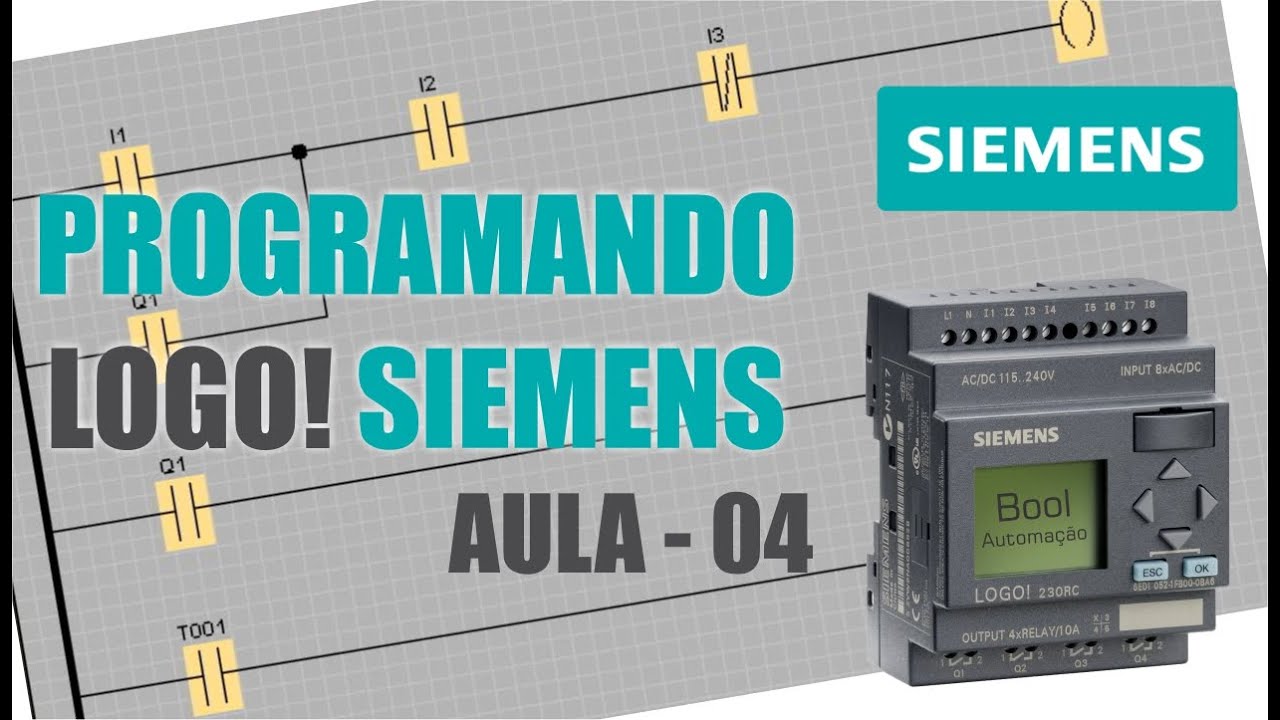 Vídeo Aula CLP LOGO! Siemens Aula 04 - Temporizadores Parte 2