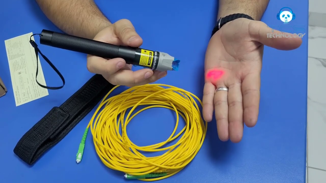 TESTEADOR DE FIBRA ÓPTICA - probador de cable óptico de Internet