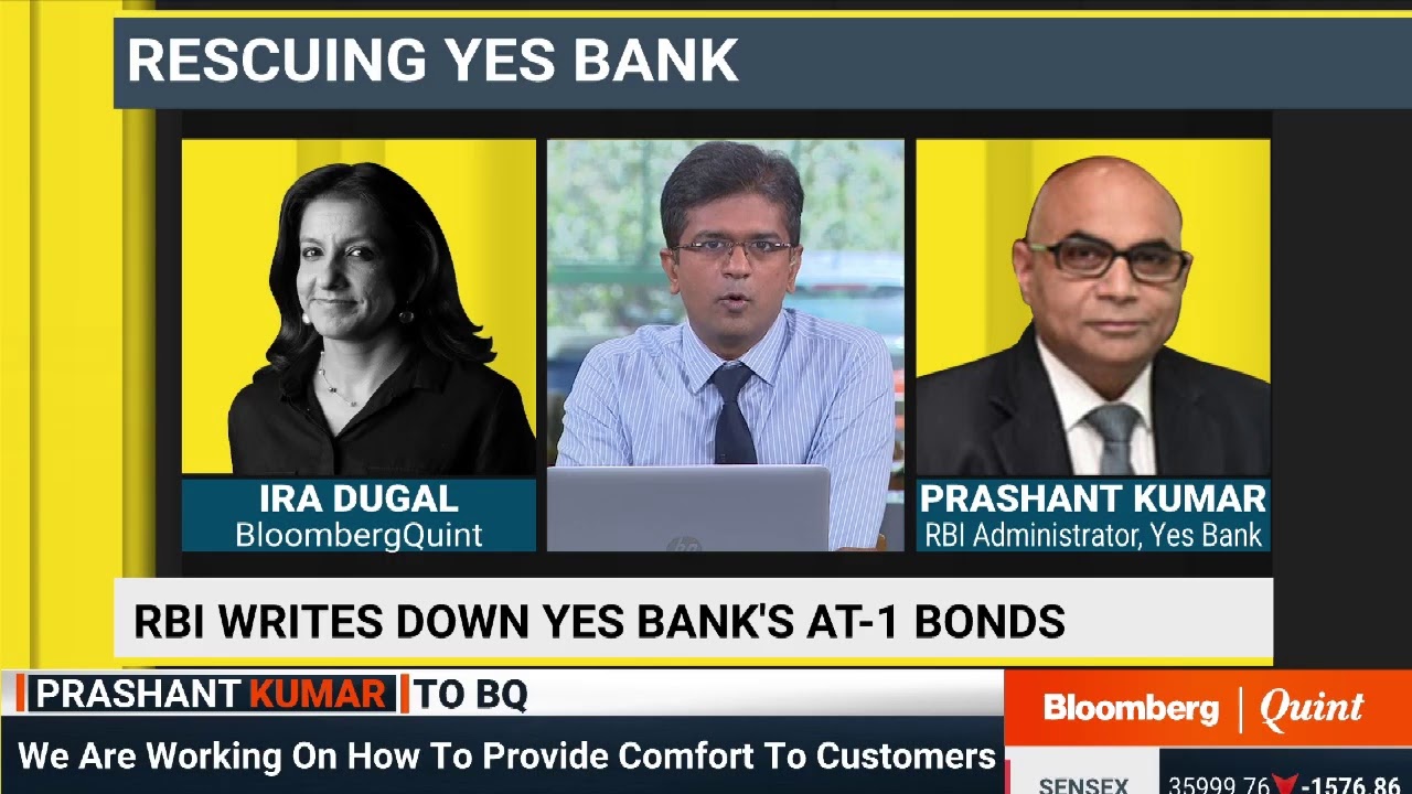In Conversation With RBI Appointed Yes Bank Administrator Prashant Kumar