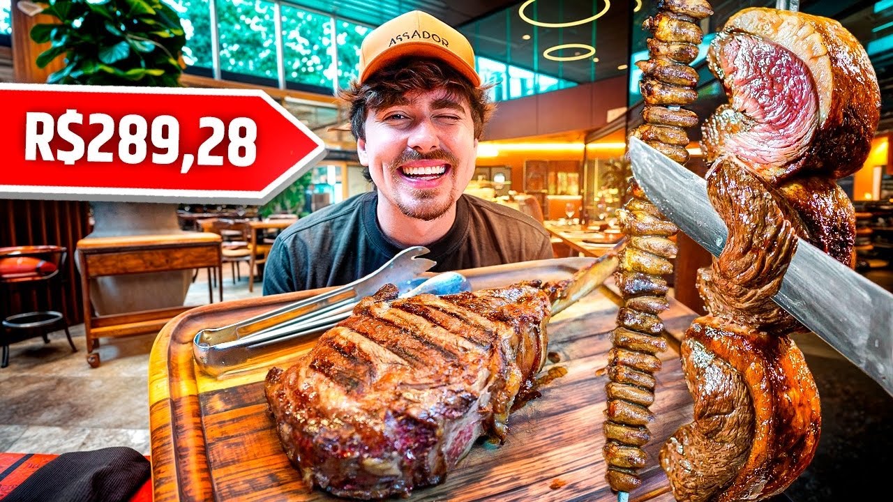 NOVA CHURRASCARIA MAIS CARA DO BRASIL I Assador