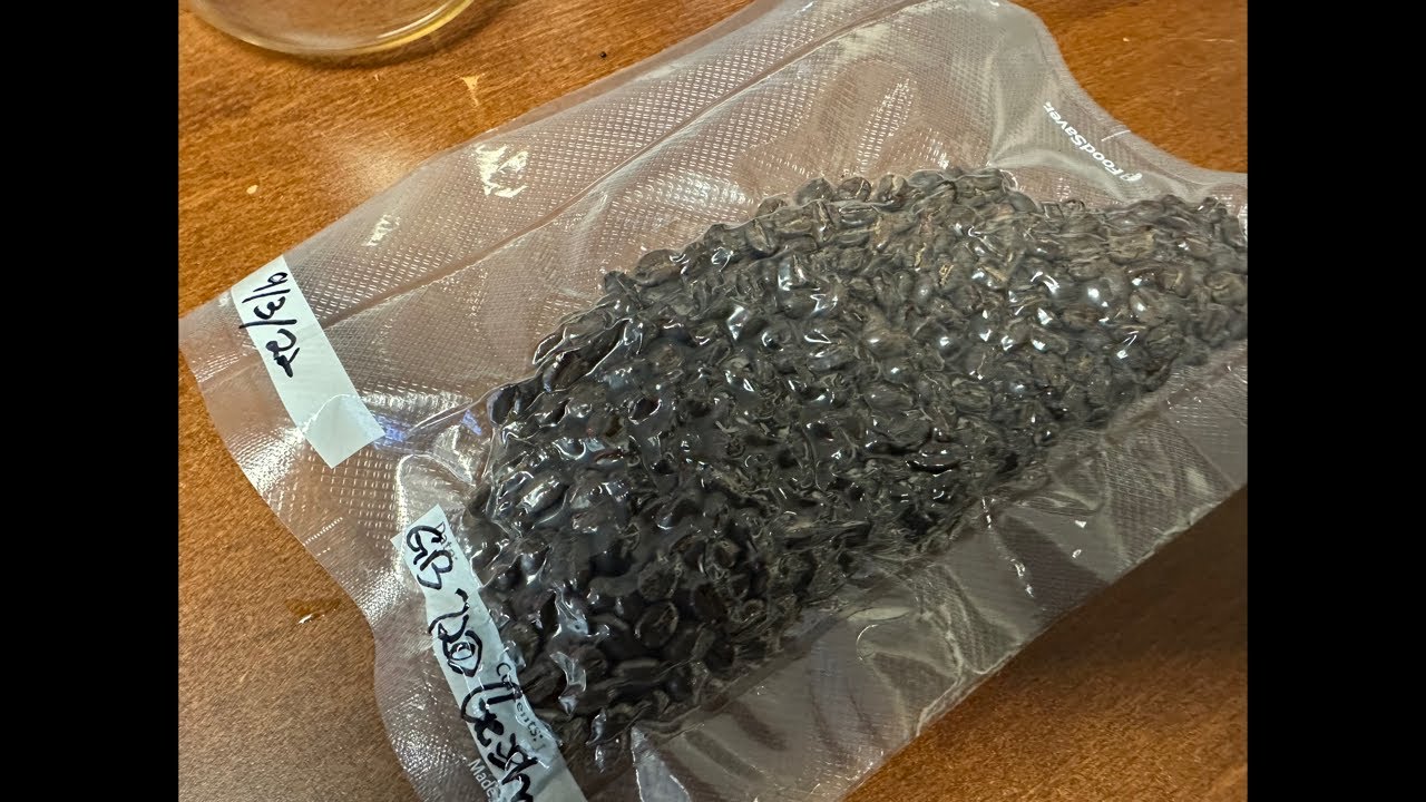 Long-term test: Frozen coffee beans