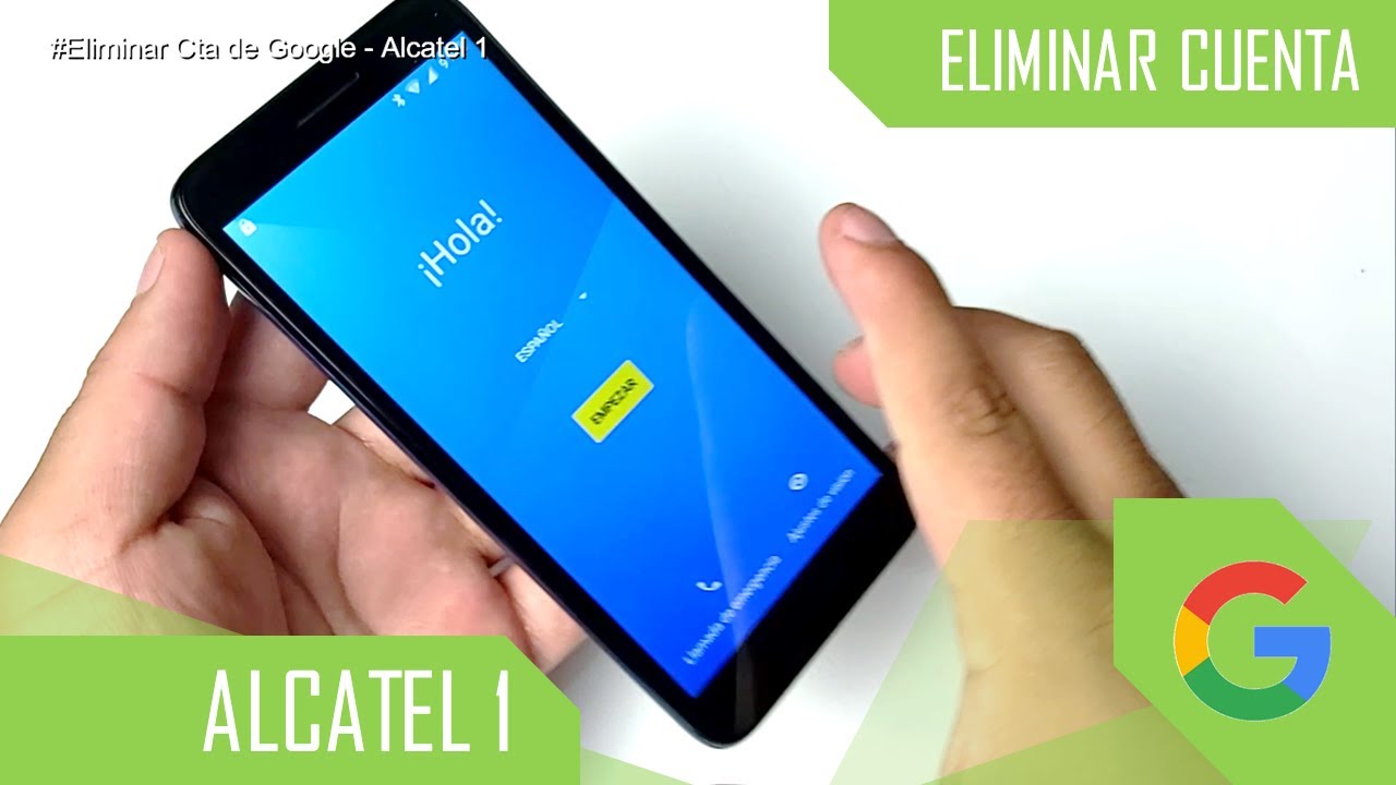 Eliminar Cuenta de Google Alcatel 1 | Alcatel 5033A
