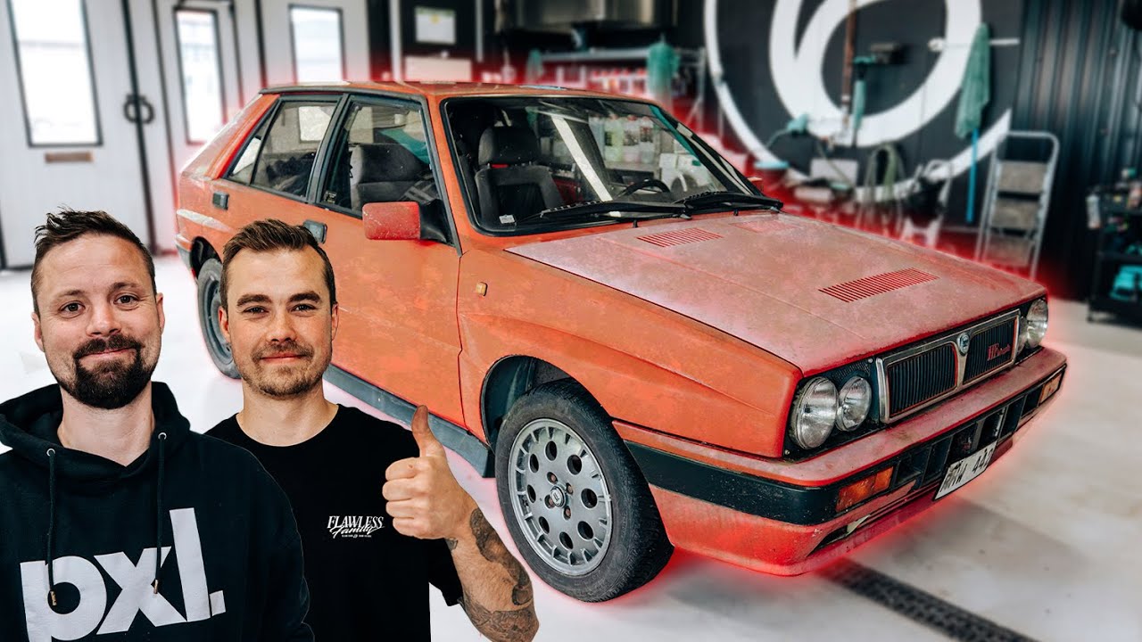 LANCIA DELTA INTEGRALE FÖRSTA TVÄTT PÅ 20ÅR! 