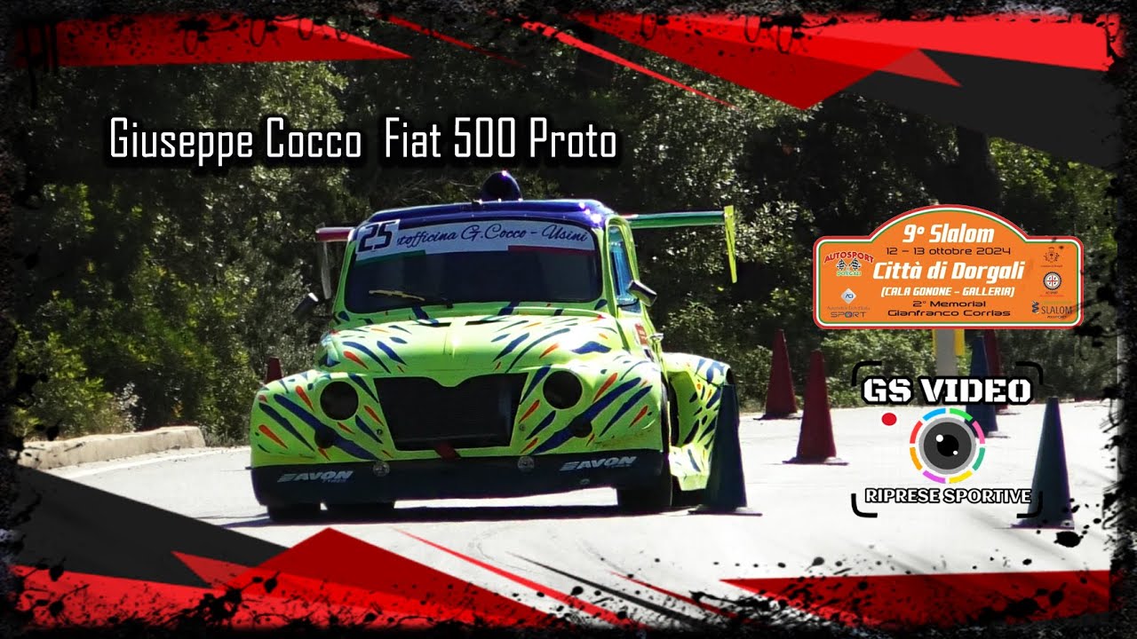 9° Slalom Città di Dorgali 2024 | Giuseppe Cocco | Fiat 500 Proto