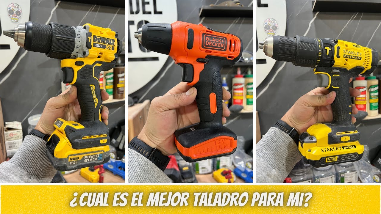 &iquest;Como elegir un taladro inal&aacute;mbrico?