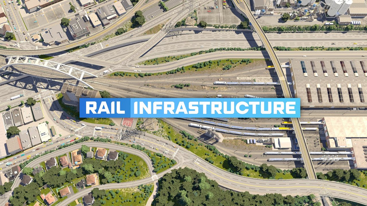 Building Railways and Industry in Cities Skylines 2