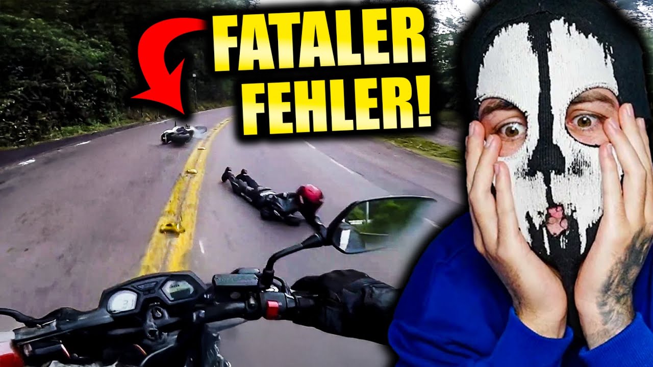 Motorrad CRASH Compilation 2025! 💥