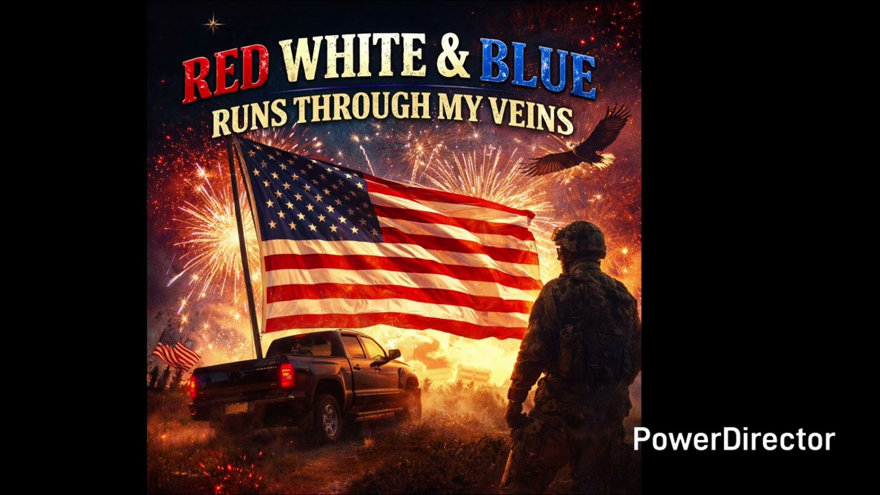 Red White & Blue Runs Through My Veins 🇺🇸 | American Patriotic Country Song