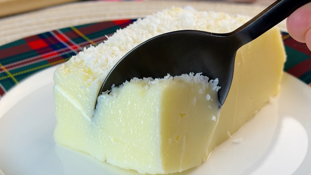 4-Ingredient Cloud Dessert (With a Secret Ingredient!) ☁️🧀