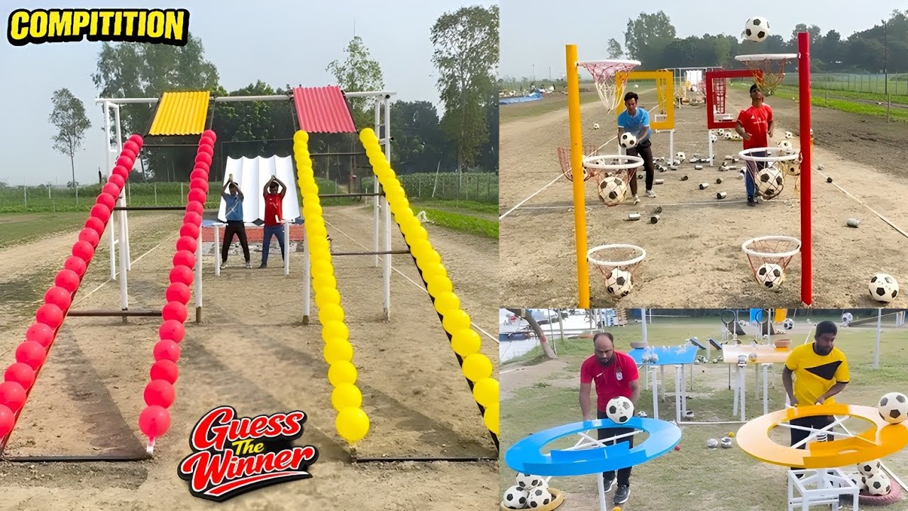 Football & Balloon Bursting Mega Contest 🔥|  You Can’t Guess The Last Winner 🤔/ Amazing Challenge 