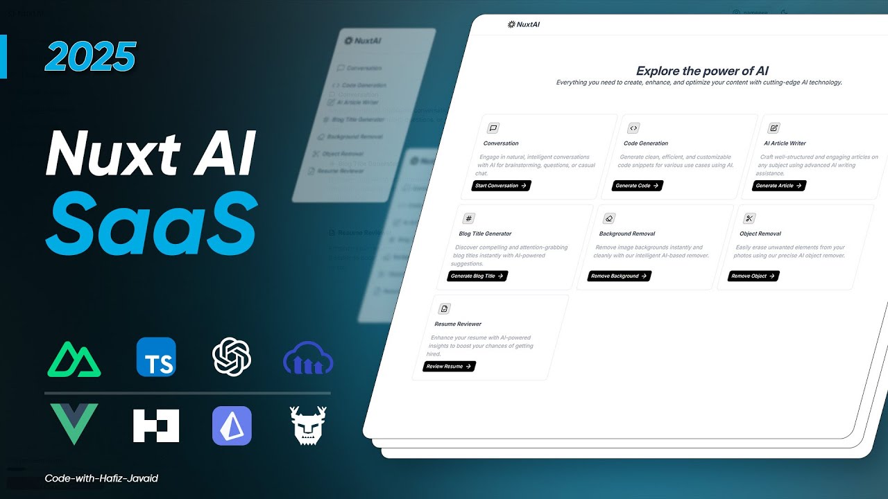 Build & Deploy FullStack AI SaaS App using Nuxt 4 Vue 3 OpenAI Gemini Cloudinary Polar Prisma SQLite