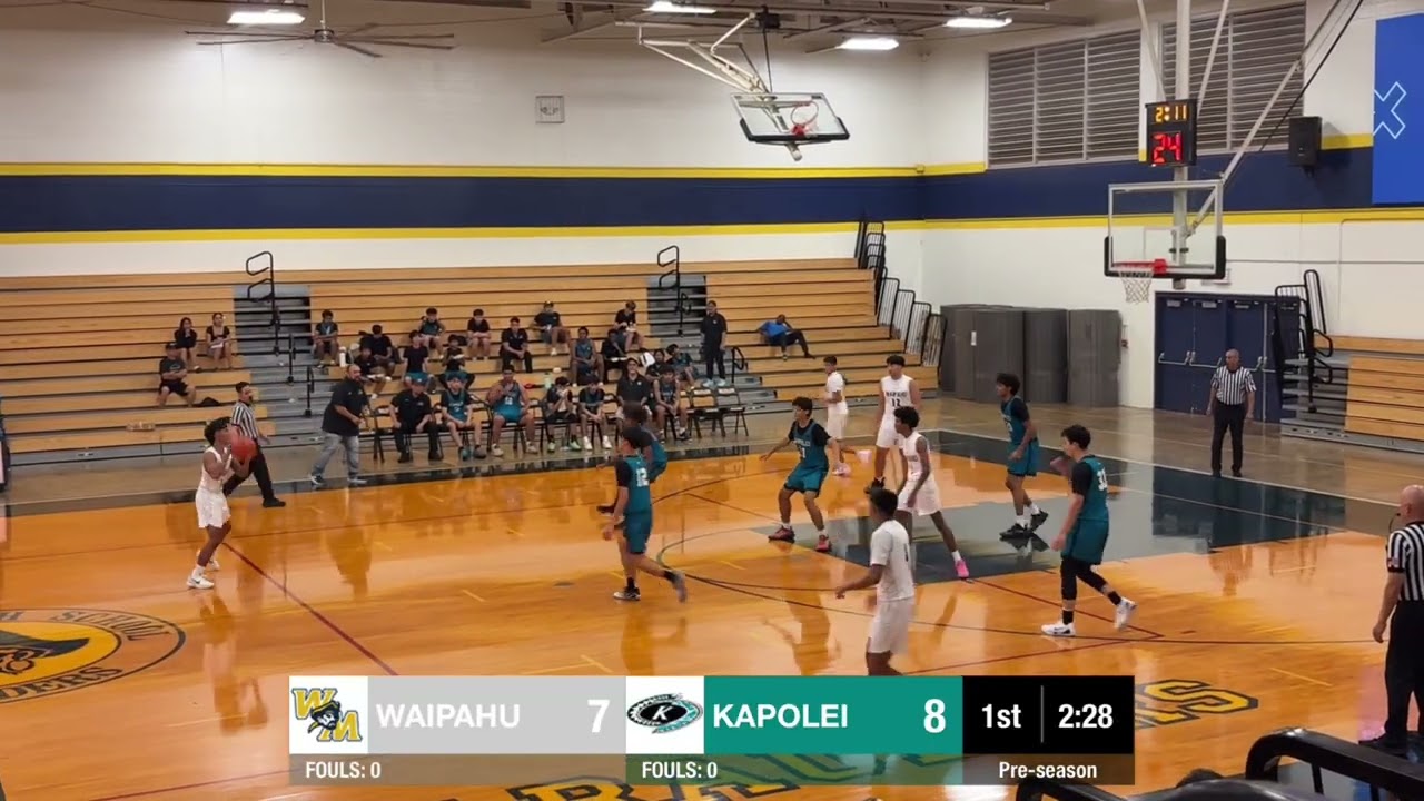 Waipahu High vs Kapolei High Varsity Basketball Preseason Game 12/09/2025