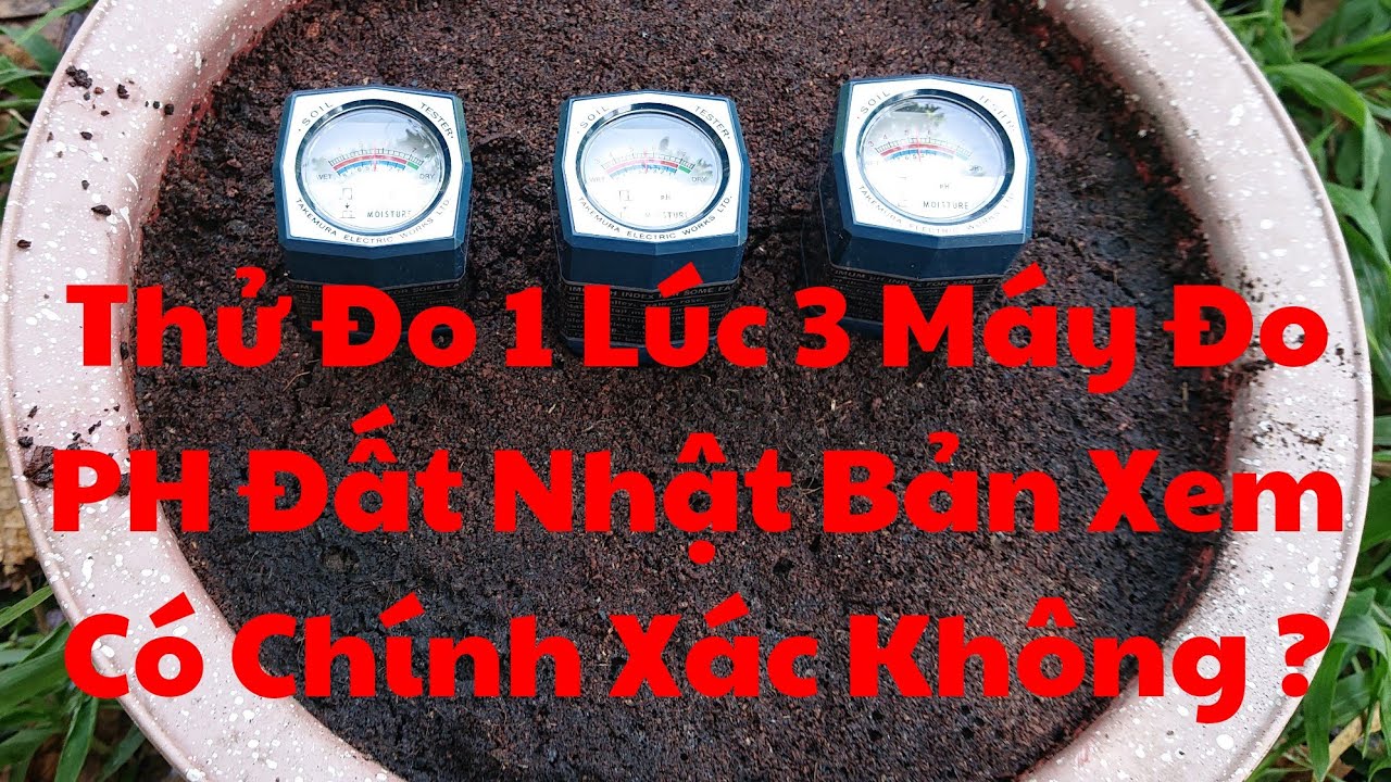 Thử Đo 3 cây Đo Ph Đất Nhật Bản Cùng 1 Lúc Xem Có Chính Xác Không ?? AGRILIKE