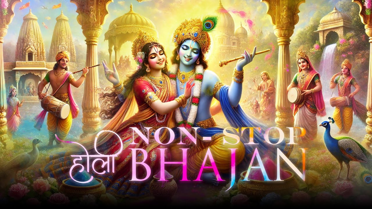 Non-Stop Holi Bhajans 🎶 | Best Devotional Shree Krishna Songs for a Joyful Holi Celebration 2025 🌸🎨