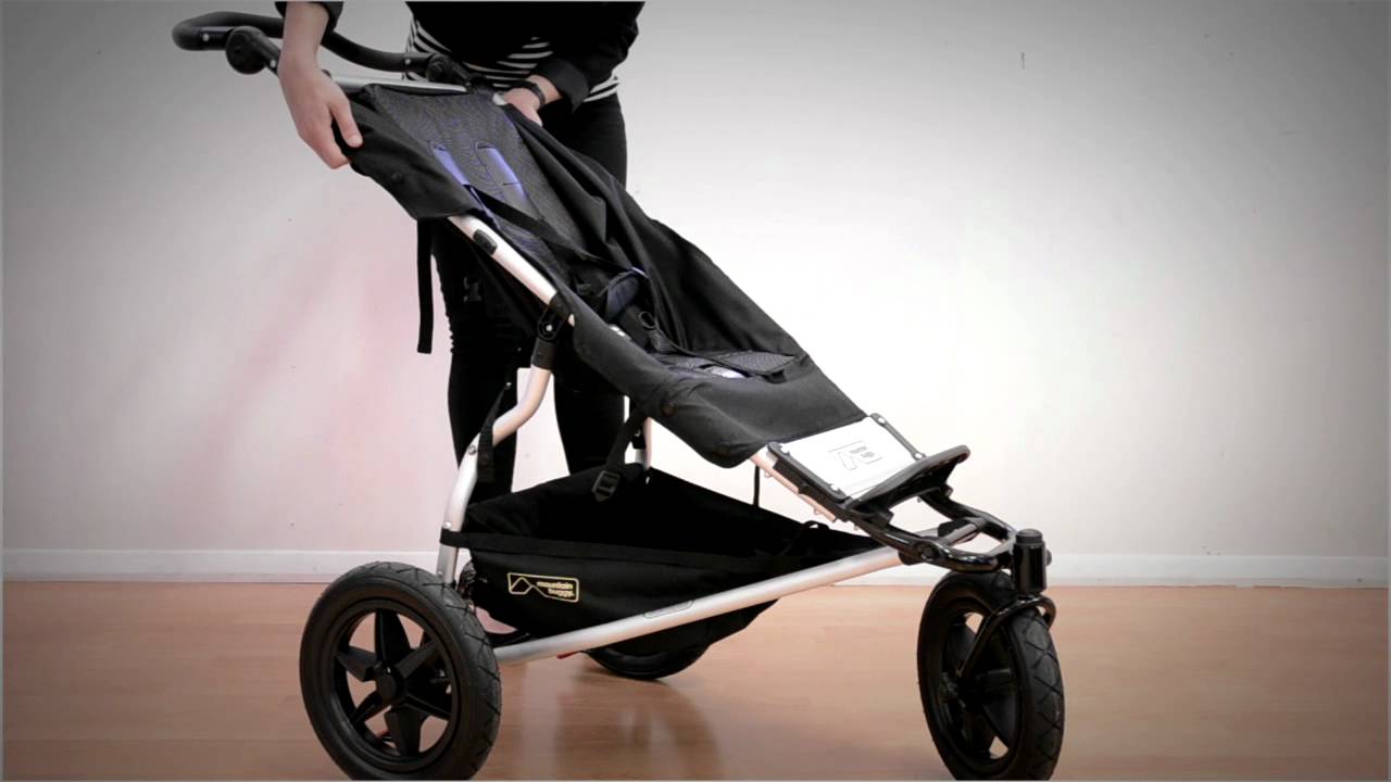 How to thread the seat harness - swift, urban jungle, urban elite and urban - Mountain Buggy