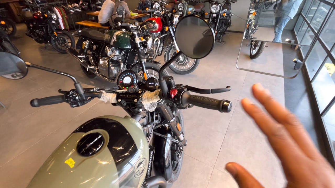 Royal Enfield Shotgun 650 Green Drill New Model 2024 Full Review