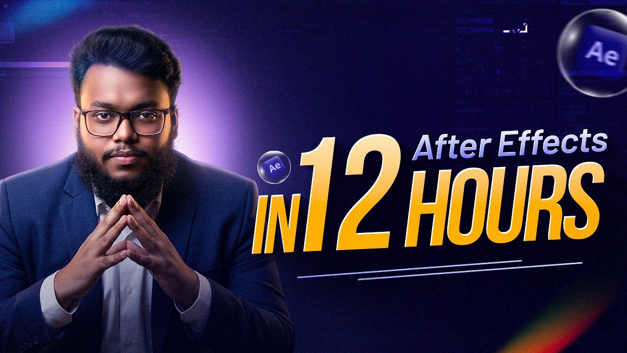 Free After Effects 12 Hour Course in Bangla | Zero to Pro | Projects +Resources  + Free Support