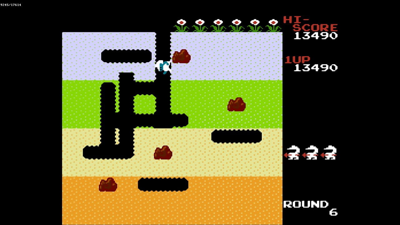NES Longplay Dig Dug