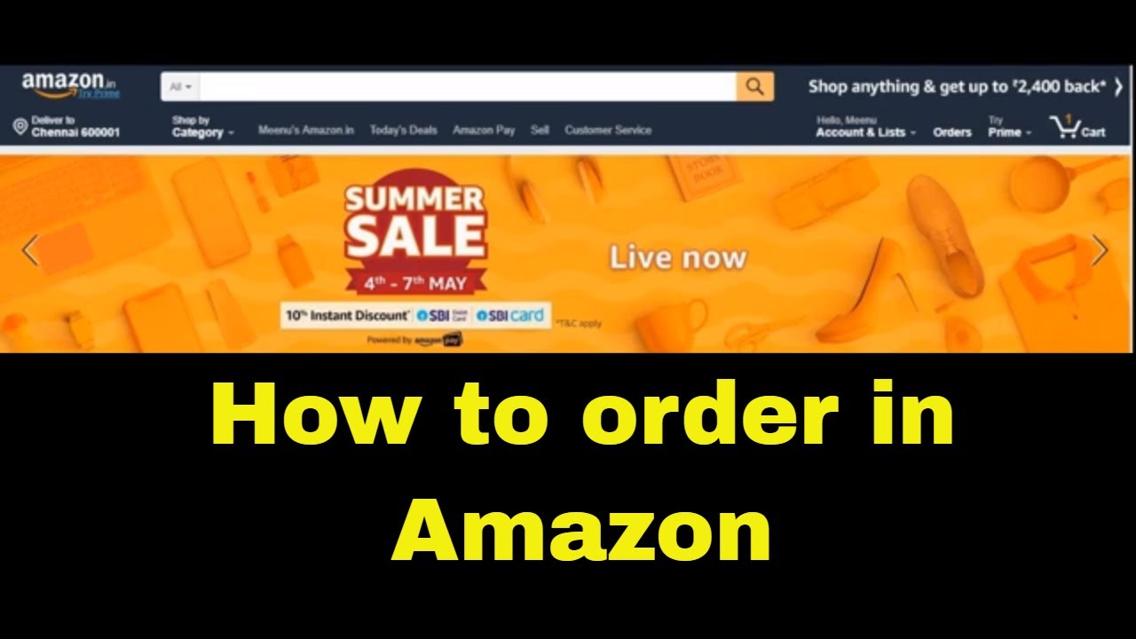 How to buy in Amazon in Tamil - Amazon Shopping in Tamil - Online shopping in Tamil nadu