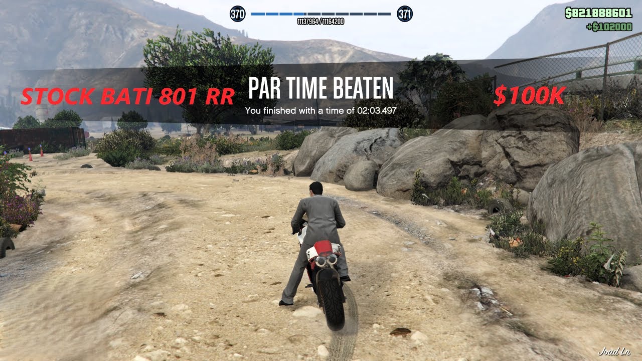 GTA 5 Online Time Trial With Stock Bati 801 RR (Observatory)