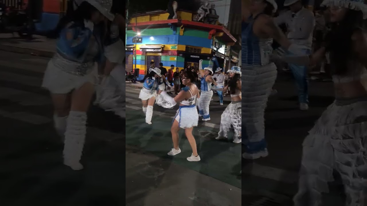 Destinados a la gloria de San Telmo 💙🩶🩵🤍 #carnaval #baile #santelmo 