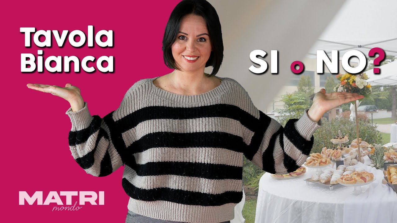 Cosa è la TAVOLA BIANCA al matrimonio?
