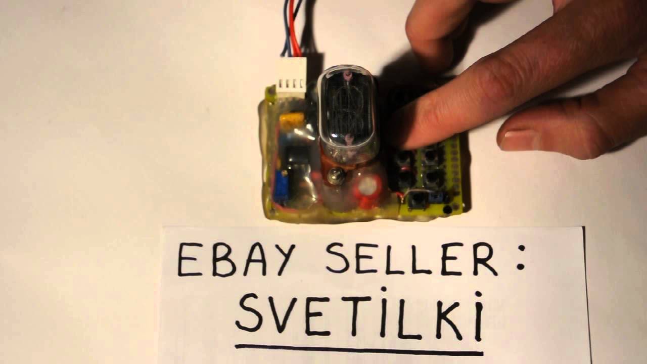 Test IN-15B Nixie Tube for Nixie Clock Rare Vintage USSR tube ИН-15Б